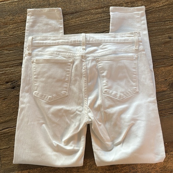 J.Crew 8” Toothpick White Jeans - Picture 5 of 11
